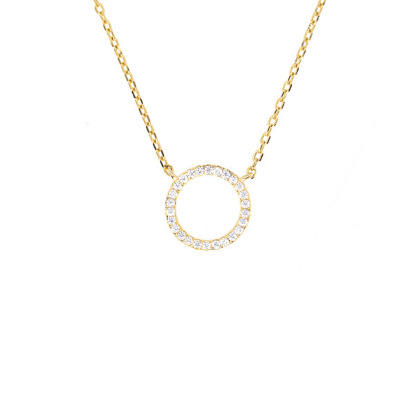 Delicate, gold necklace