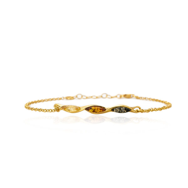 Honey bracelet with amber